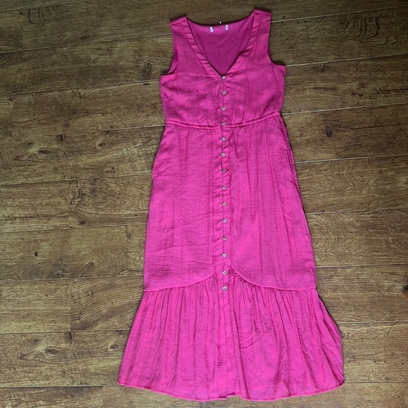 Nanette Lepore Barbie Pink Midi Dress - Picture 11 of 11